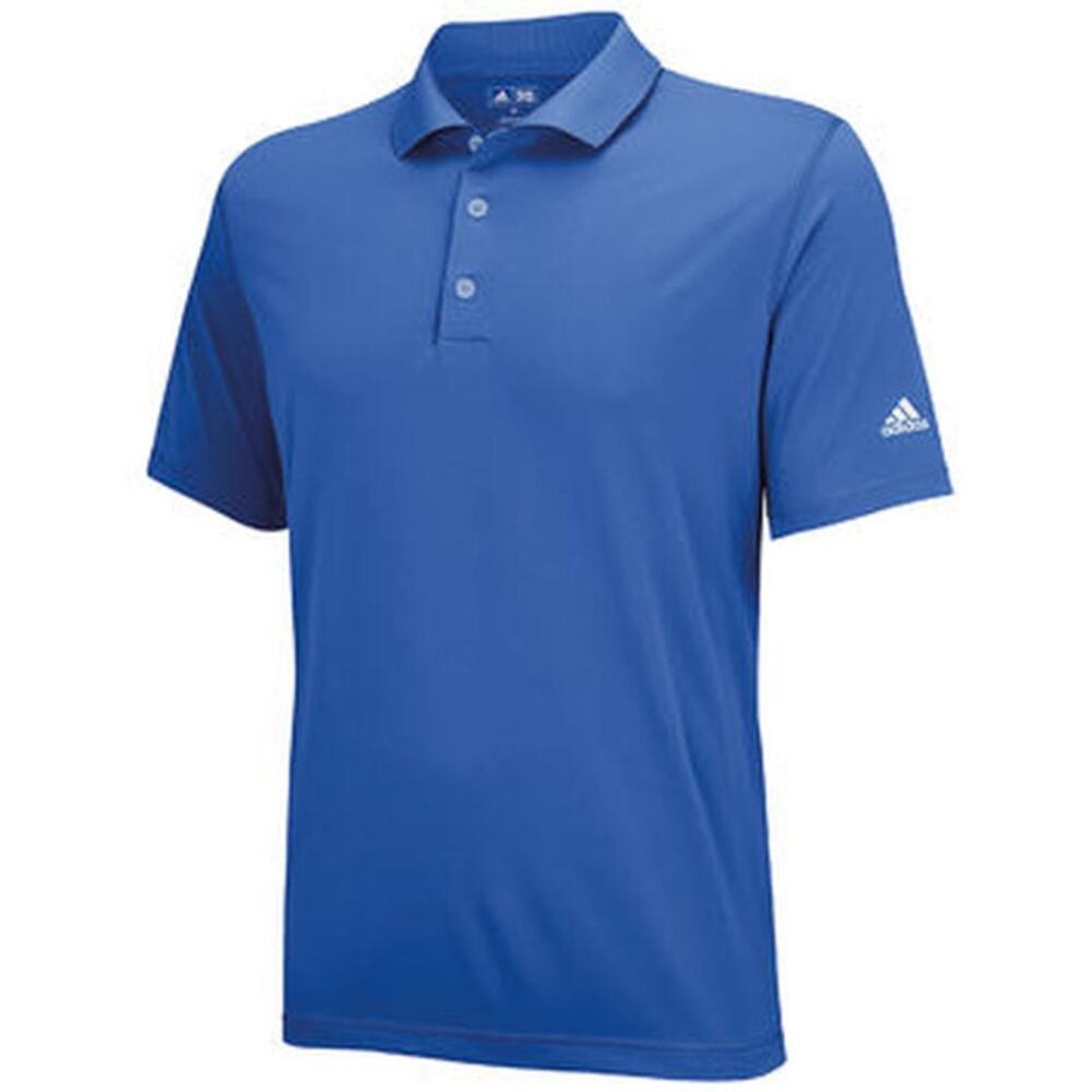 Adidas Golf Puremotion Cobalt Blue Sport Polo Shirt Men's Size XL - Picture 2 of 4